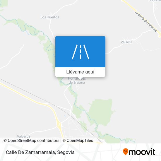 Mapa Calle De Zamarramala
