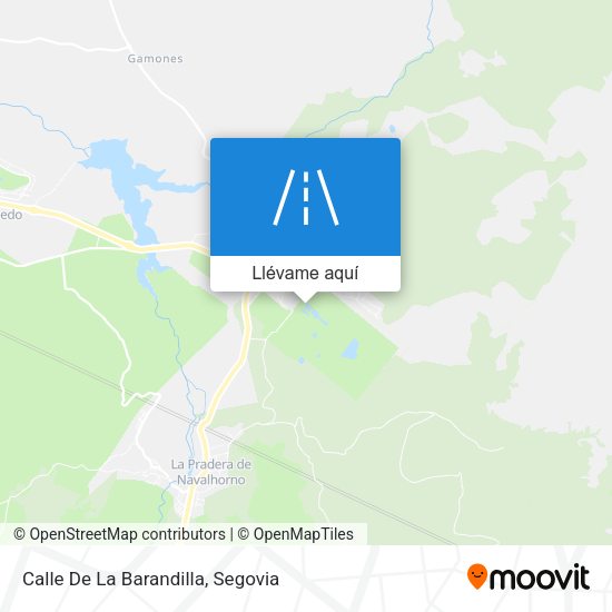 Mapa Calle De La Barandilla