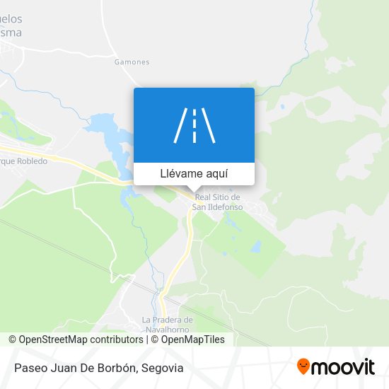 Mapa Paseo Juan De Borbón