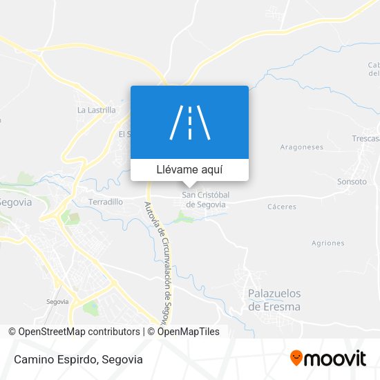 Mapa Camino Espirdo