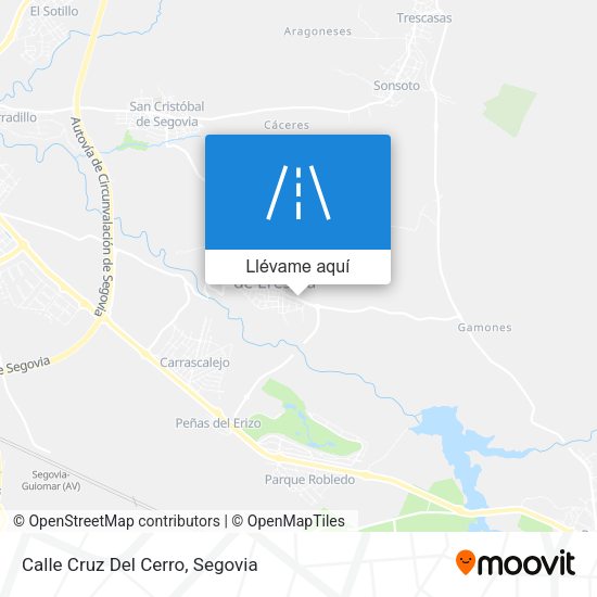Mapa Calle Cruz Del Cerro