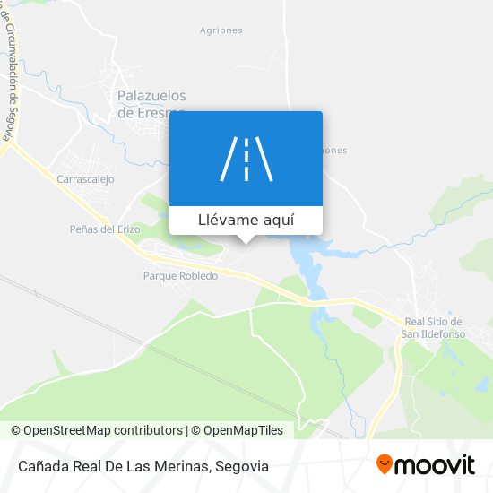 Mapa Cañada Real De Las Merinas
