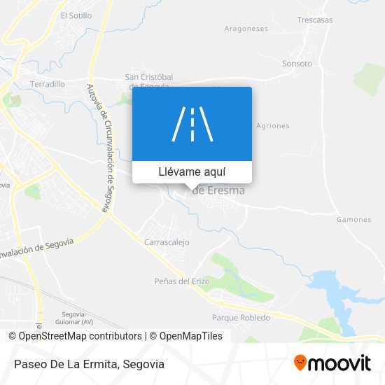Mapa Paseo De La Ermita