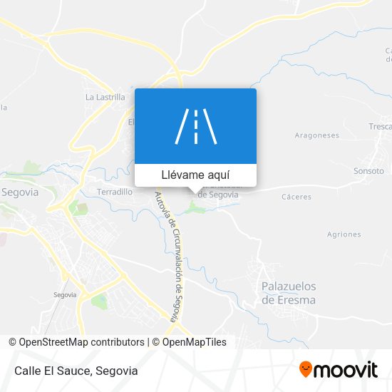 Mapa Calle El Sauce