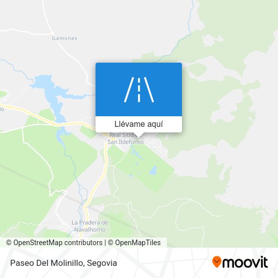 Mapa Paseo Del Molinillo