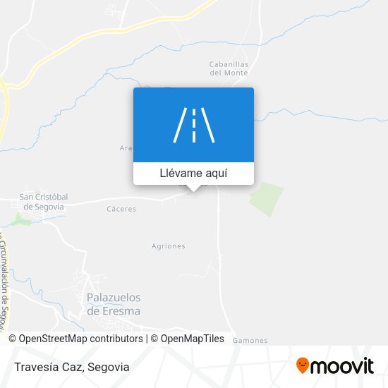 Mapa Travesía Caz