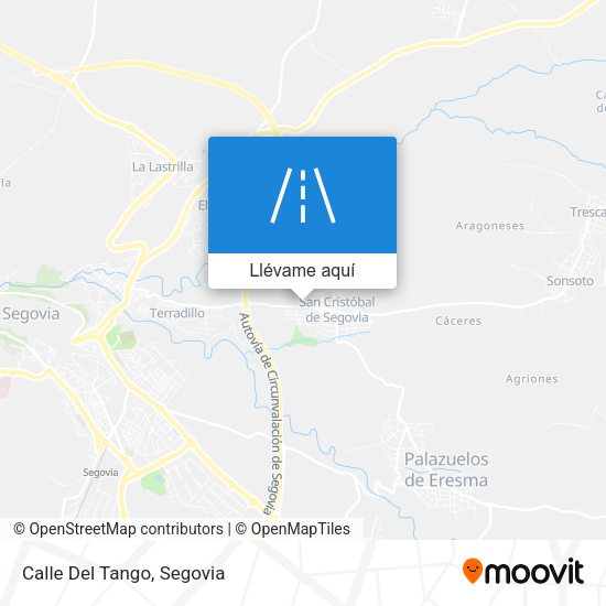 Mapa Calle Del Tango