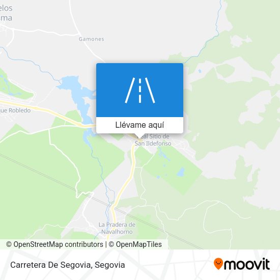 Mapa Carretera De Segovia