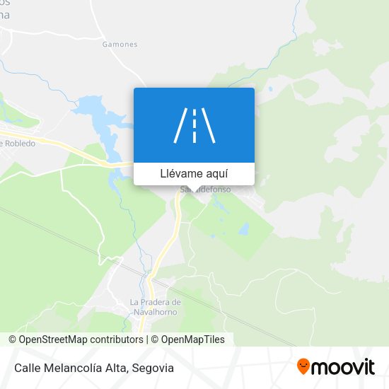 Mapa Calle Melancolía Alta