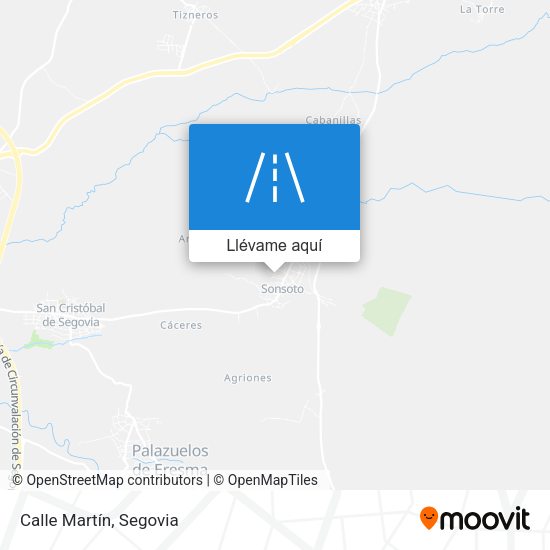 Mapa Calle Martín