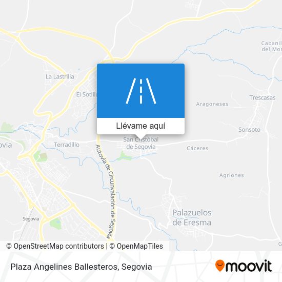 Mapa Plaza Angelines Ballesteros