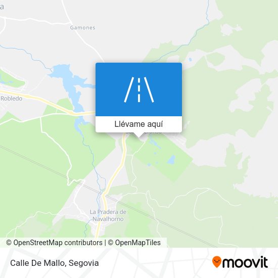 Mapa Calle De Mallo