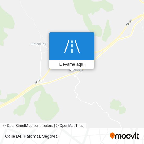 Mapa Calle Del Palomar