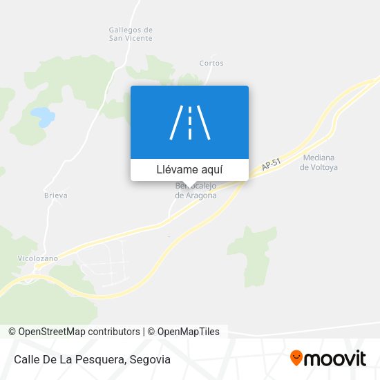 Mapa Calle De La Pesquera