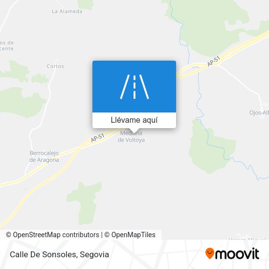 Mapa Calle De Sonsoles