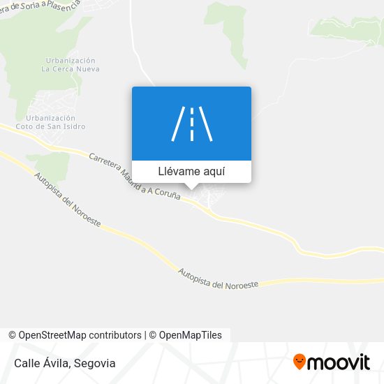 Mapa Calle Ávila