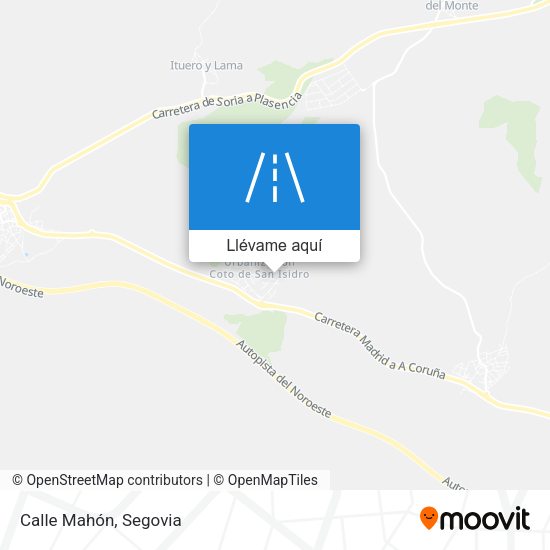 Mapa Calle Mahón