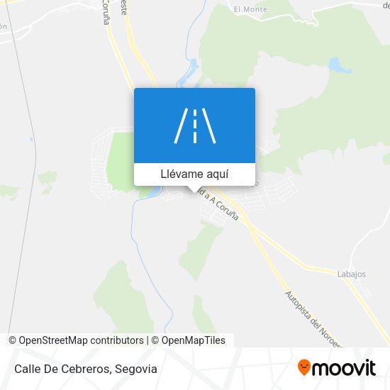 Mapa Calle De Cebreros