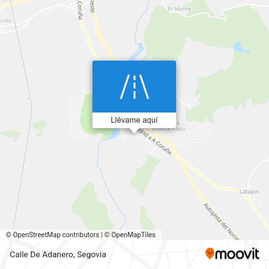 Mapa Calle De Adanero