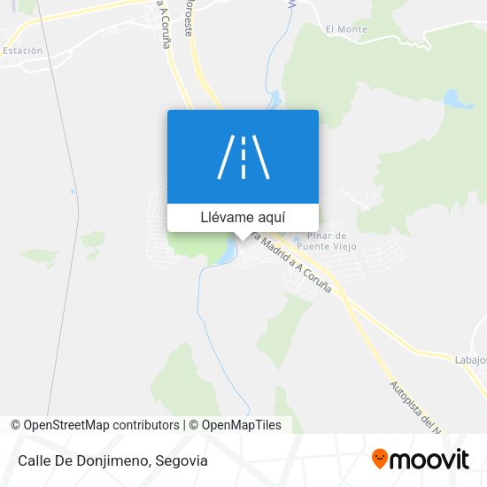 Mapa Calle De Donjimeno