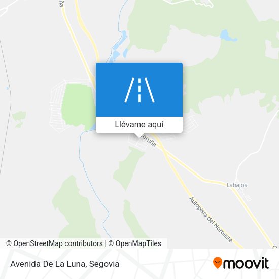 Mapa Avenida De La Luna