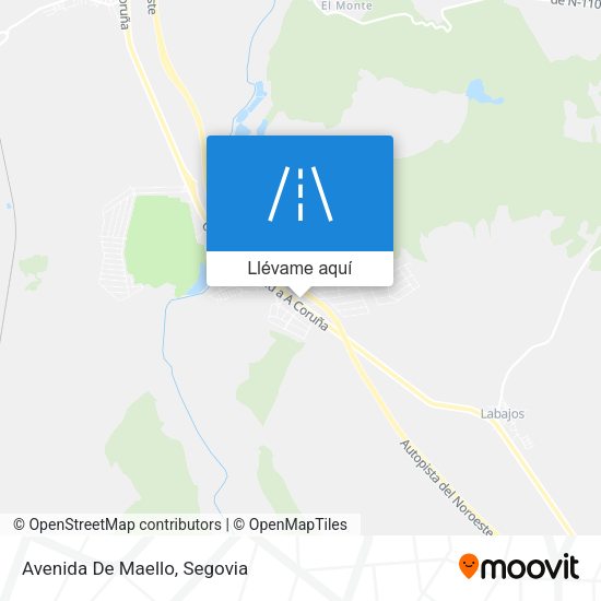 Mapa Avenida De Maello