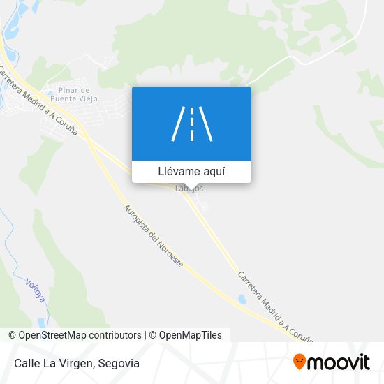 Mapa Calle La Virgen