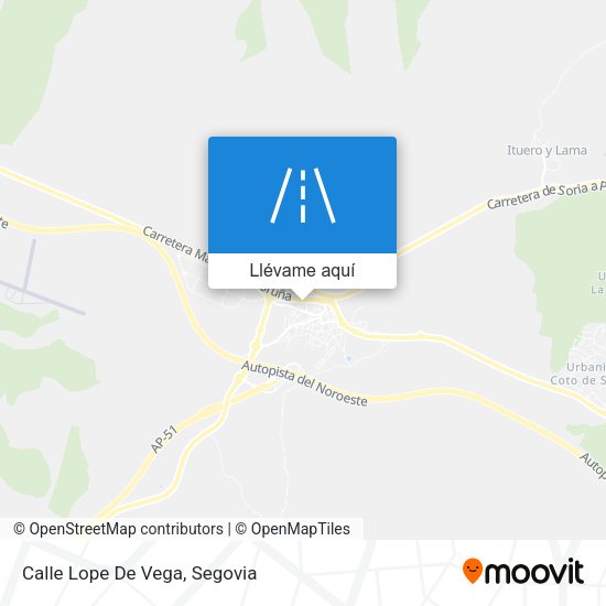 Mapa Calle Lope De Vega