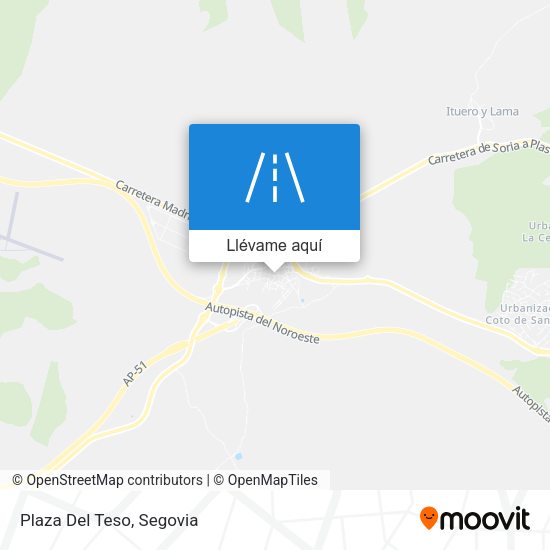 Mapa Plaza Del Teso