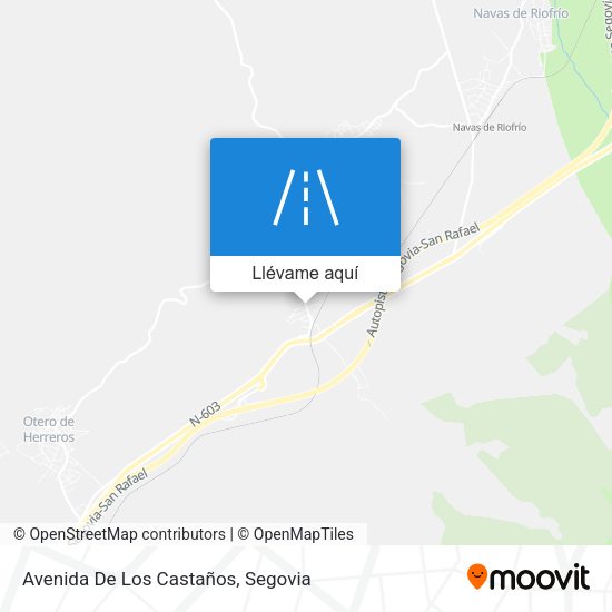 Mapa Avenida De Los Castaños