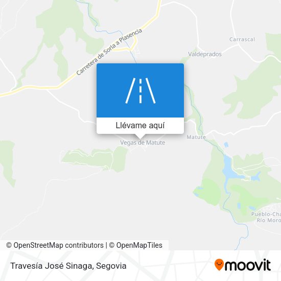 Mapa Travesía José Sinaga