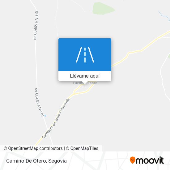 Mapa Camino De Otero