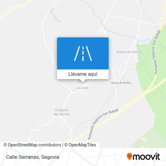 Mapa Calle Serranas