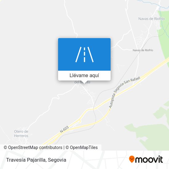 Mapa Travesía Pajarilla