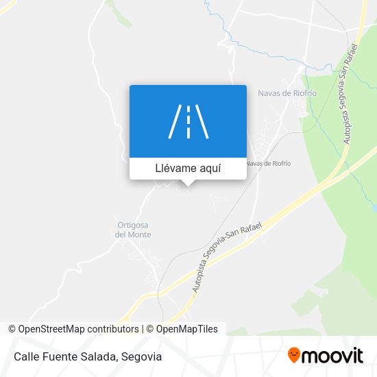 Mapa Calle Fuente Salada