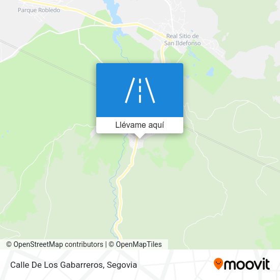 Mapa Calle De Los Gabarreros