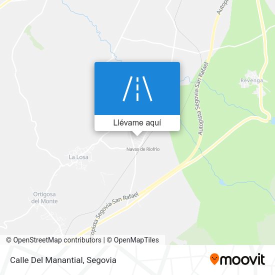 Mapa Calle Del Manantial