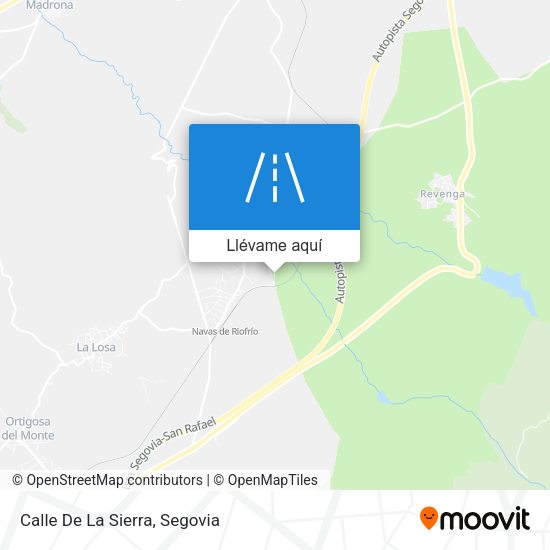 Mapa Calle De La Sierra