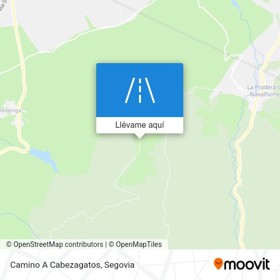 Mapa Camino A Cabezagatos