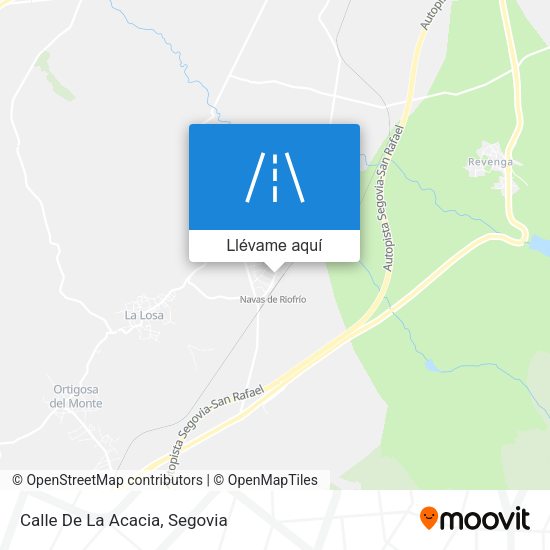 Mapa Calle De La Acacia