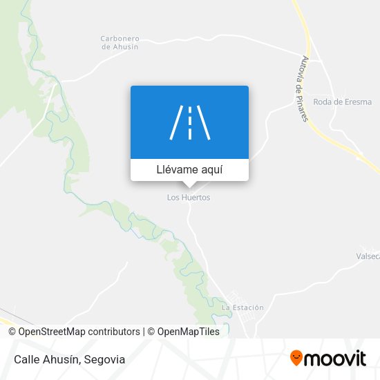 Mapa Calle Ahusín