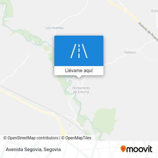 Mapa Avenida Segovia