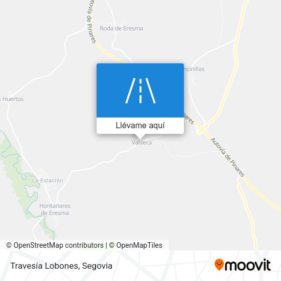 Mapa Travesía Lobones