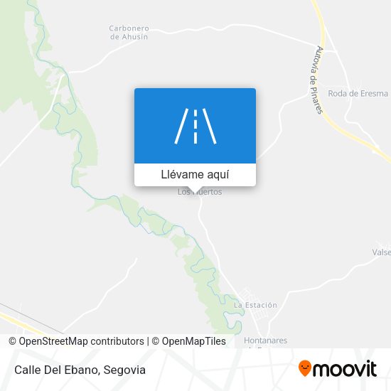 Mapa Calle Del Ebano