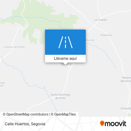 Mapa Calle Huertos