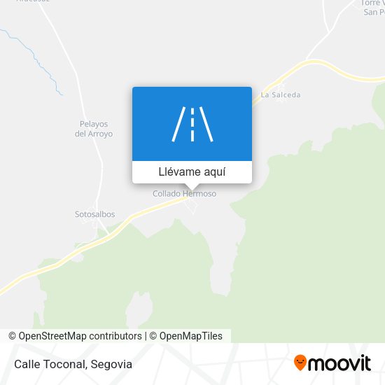 Mapa Calle Toconal