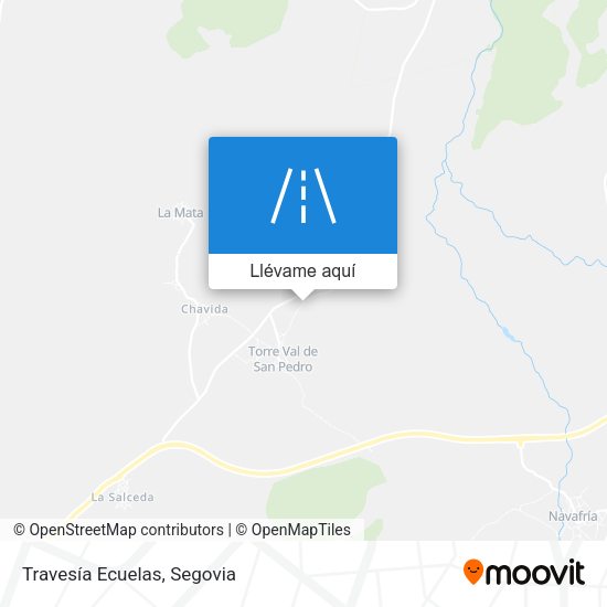 Mapa Travesía Ecuelas