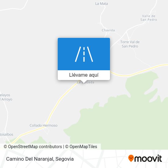 Mapa Camino Del Naranjal