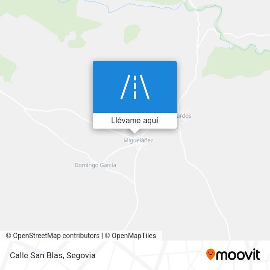 Mapa Calle San Blas