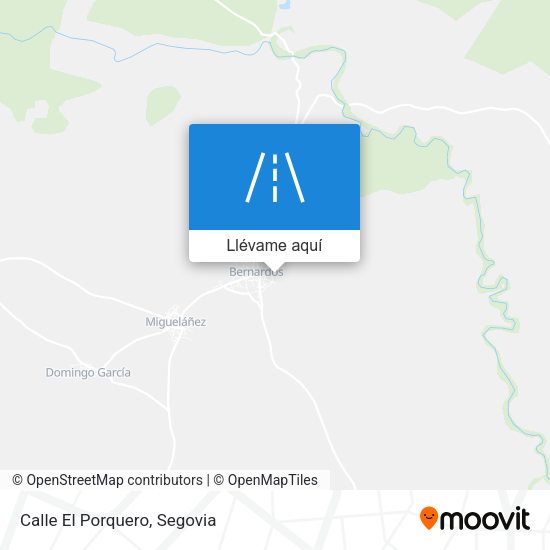 Mapa Calle El Porquero